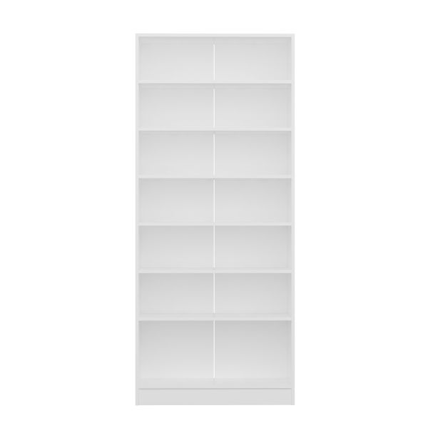 Minar Kale210 2 Without Cover 2 Section Shelf Coat Stand White