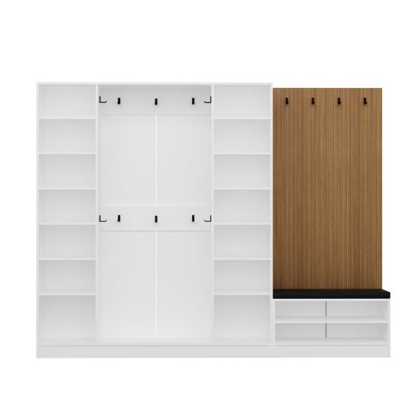 Kale Dekor Panel 2 Partition Shelf Coat Stand+Ayk Mind Byz 4 Without Cover