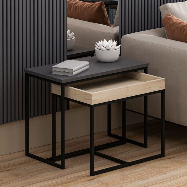 Alen Side Table - Anthracite