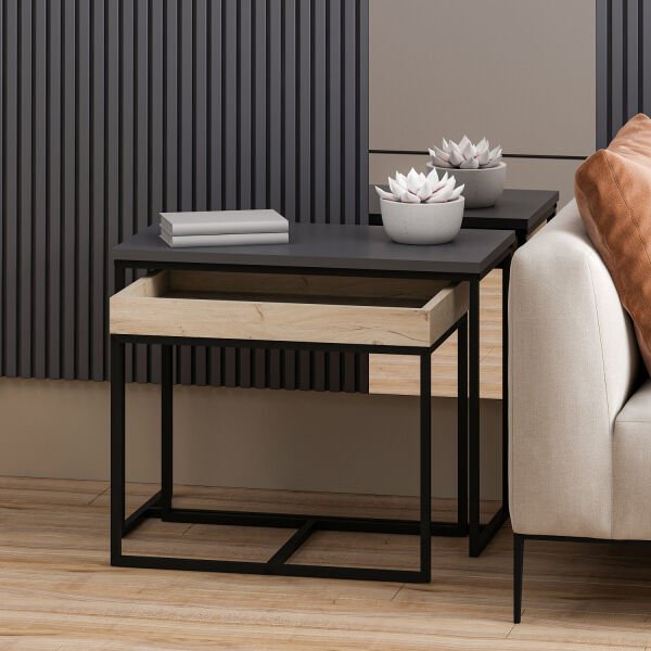 Alen Side Table - Anthracite