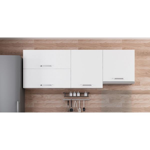 Minar 210 Cm 210-B4-top Modular Kitchen Cabinet White