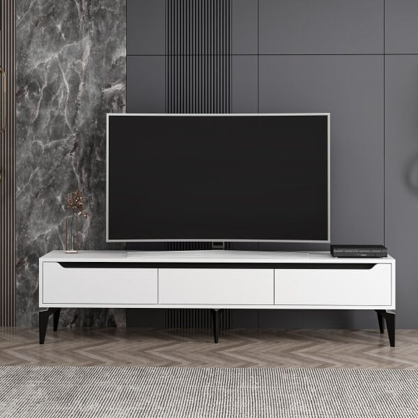 Zoya TV Unit White / Black