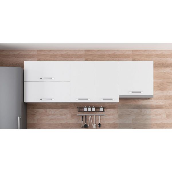 Minar 225 Cm 225-B4-top Modular Kitchen Cabinet White