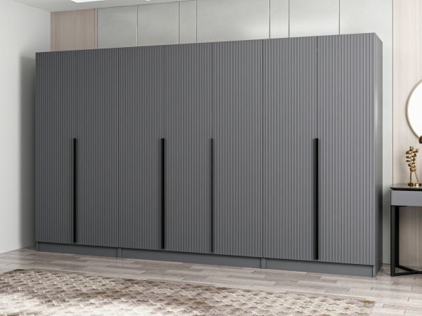 Kale Plus 7 Mebrane Covered 2C Cabinet Anthracite Mebrane