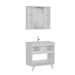 Vera Bathroom Cabinet 85Cm Ay2K1Ç+2K1A+Etj White